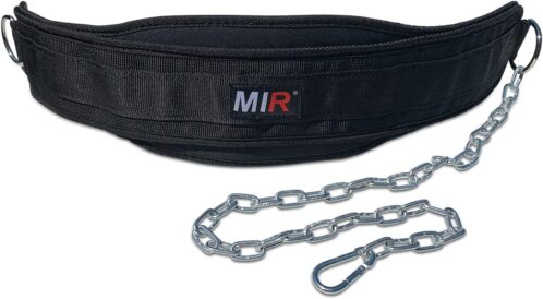 Mir Dip belt With 36″ – 38″ chain, 500lbs – 650lbs weight capacity, Weight lifting for dips and pullups