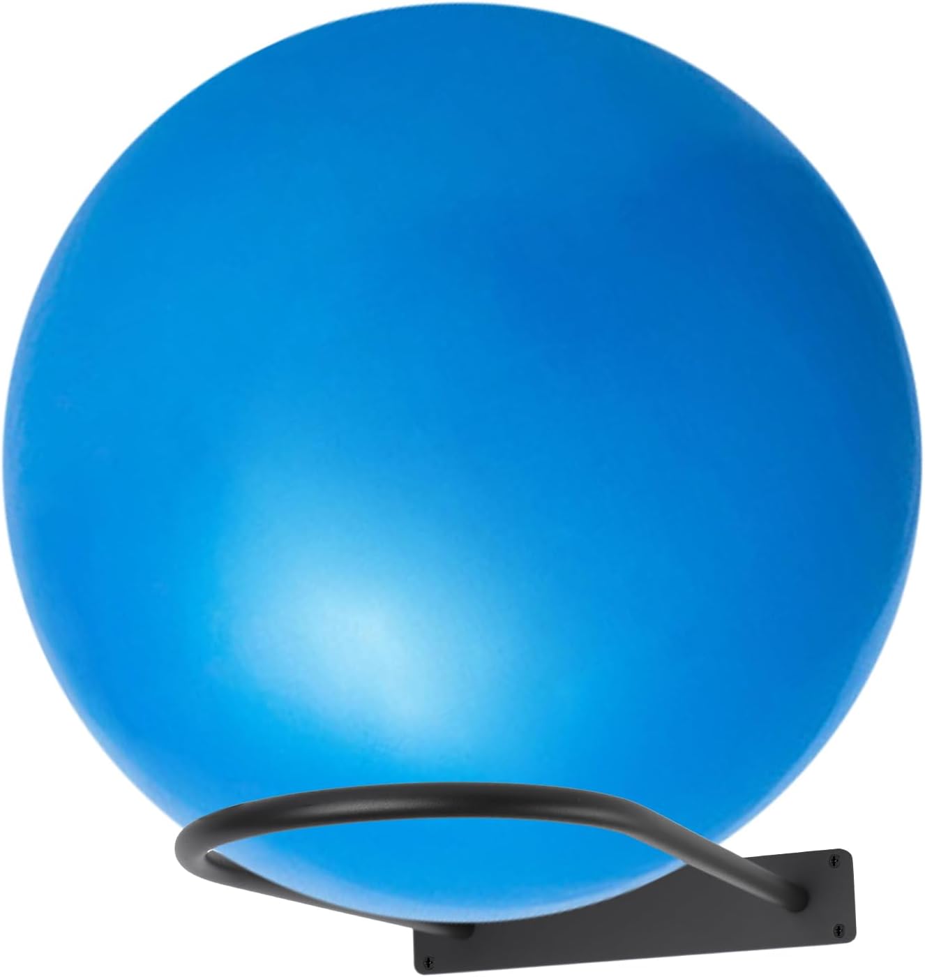 Stability Ball Holder Wall Mount - Heavy Duty Exercise & Yoga Ball Storage Rack for Home, Yoga Studios, and Commercial Gyms - Space-Saving Design for Stability Balls up to 85cm(Black 1-Pack) - Image 2