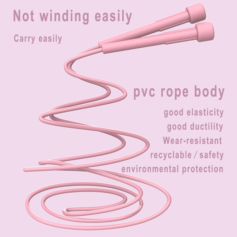 3 Pack Lightweight Adjustable Kids Jump Rope Home Fitness, Tangle Free Skipping Rope, Speed Jumping Rope for Kids, Women Men Jumping Rope for Workout - Image 3