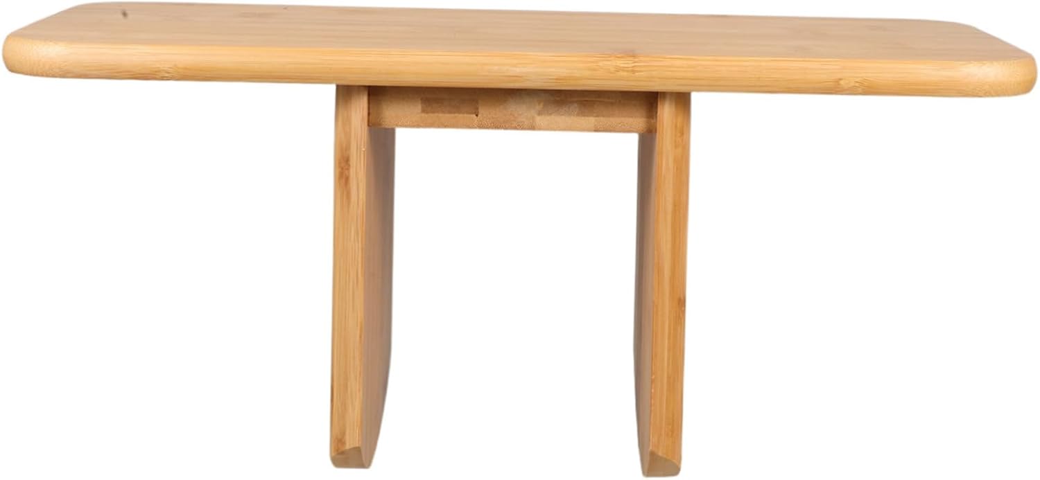 Zerodeko Wooden Meditation Bench Kneeling Chair for Yoga Prayer Office Portable Design - Image 2