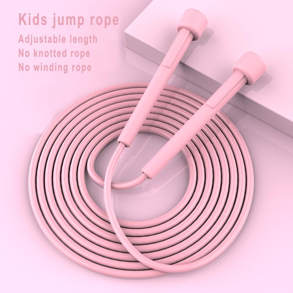 3 Pack Lightweight Adjustable Kids Jump Rope Home Fitness, Tangle Free Skipping Rope, Speed Jumping Rope for Kids, Women Men Jumping Rope for Workout - Image 5