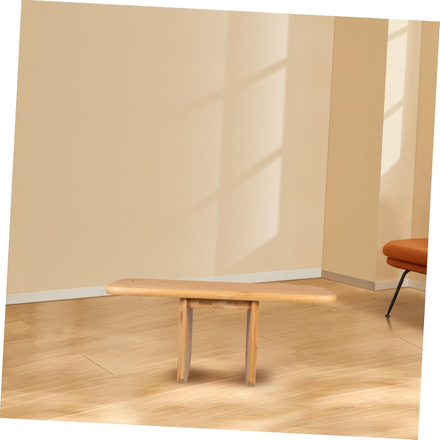 Zerodeko Wooden Meditation Bench Kneeling Chair for Yoga Prayer Office Portable Design - Image 3