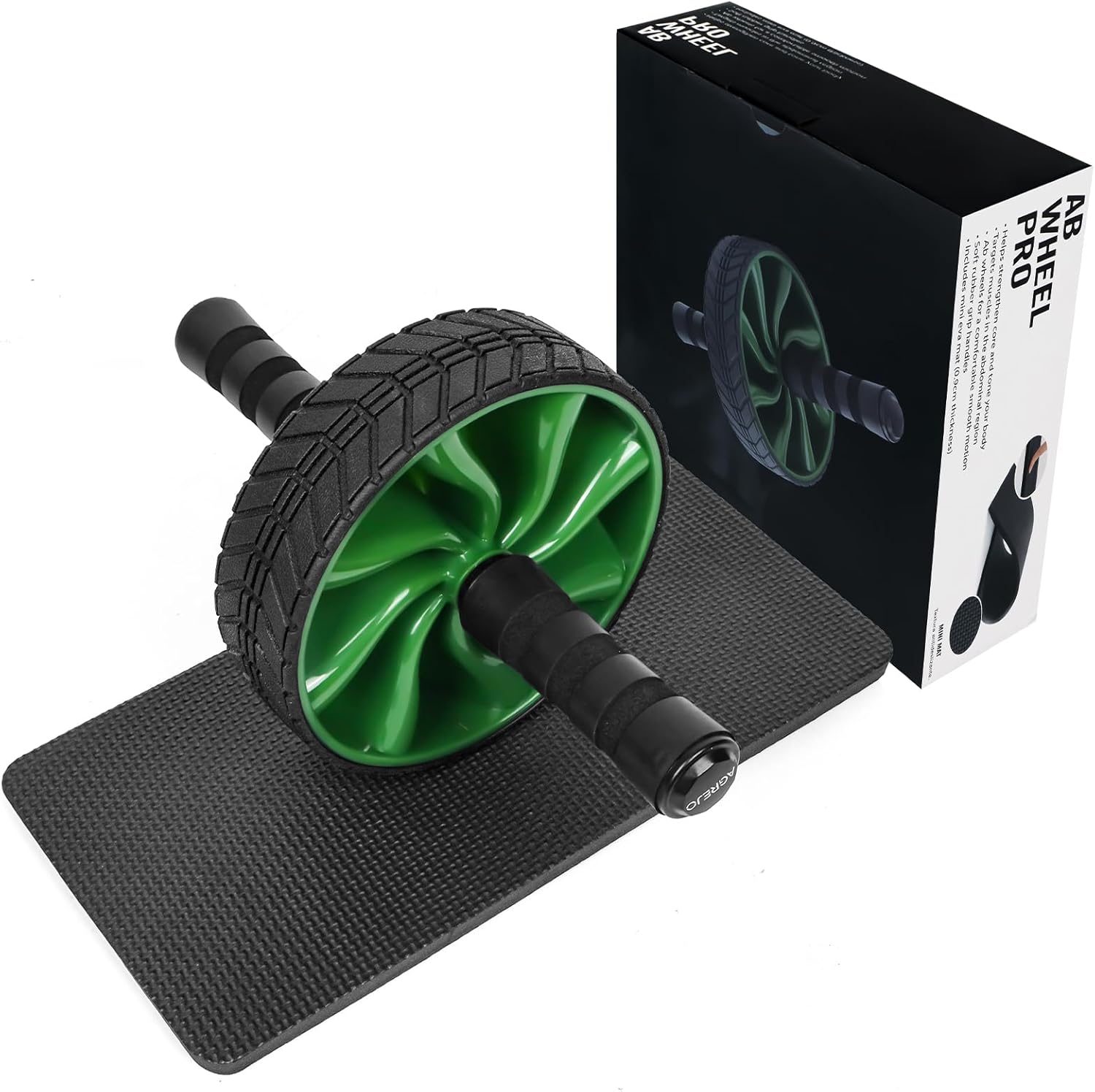 Ab Roller Wheel - AGREJO Ab Workout Equipment for Abdominal & Core Strength Training, Home Gym Fitness Equipment, Exercise Wheel for Men Women - Image 7