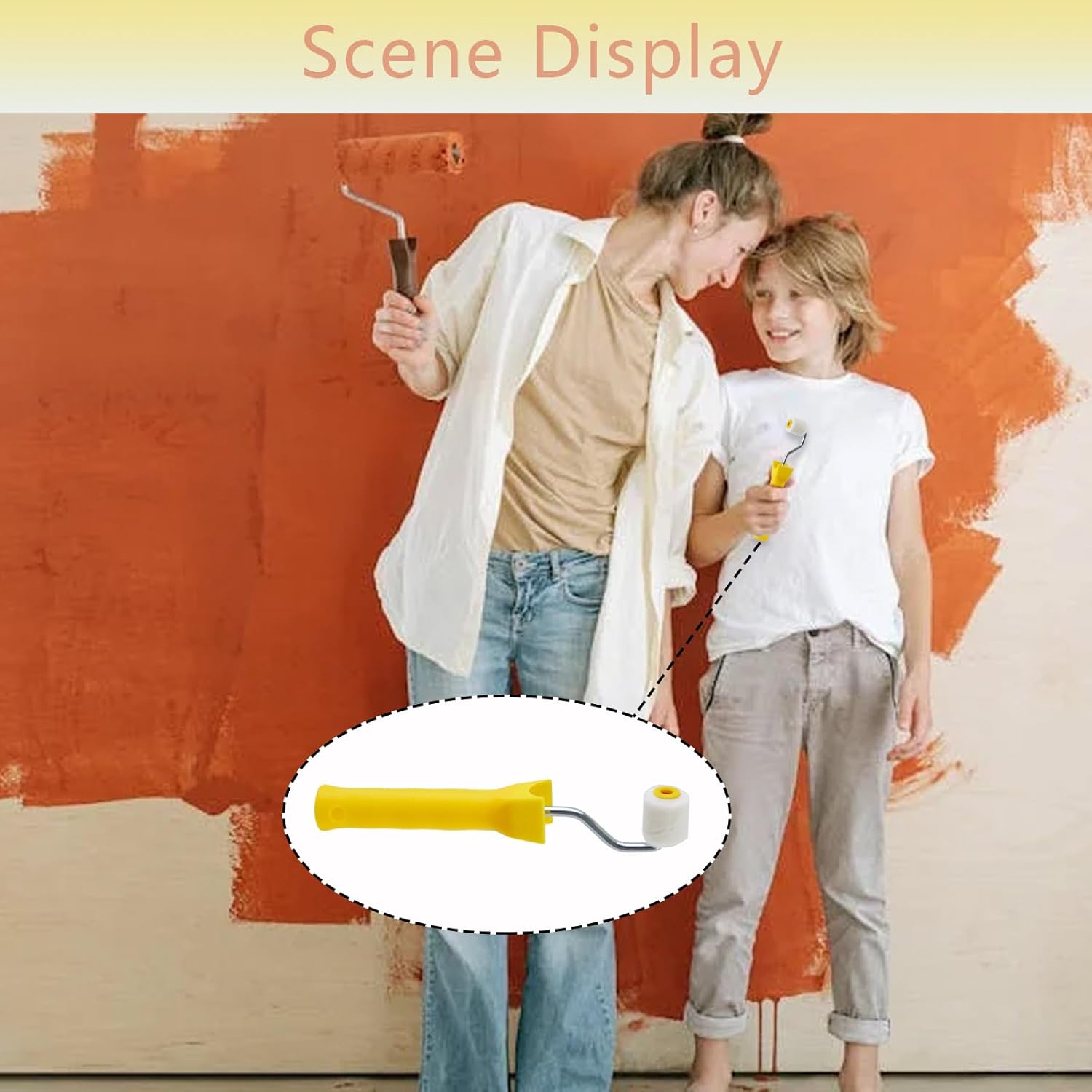 2 Pcs Foam Paint Roller Mini Paint Rollers for Touch up Trim Edge or Corner Extra Small Paint Wool Brushes Tiny Painting Tool for Professional Painting Results 1 Inch Roller - Image 5