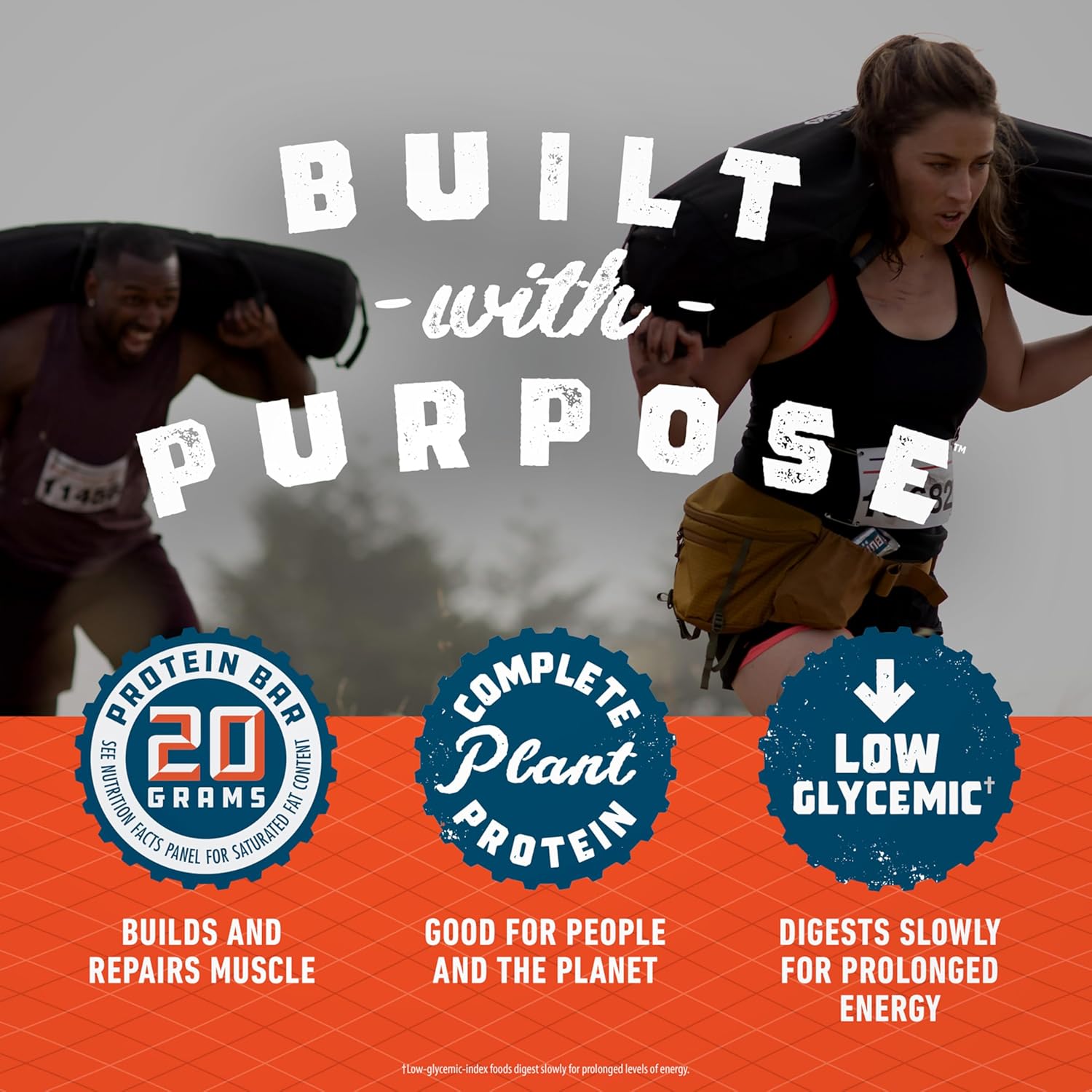 CLIF Builders - Chocolate Flavor - Protein Bars - Gluten-Free - Non-GMO - Low Glycemic - 20g Protein - 2.4 oz. (12 Count) - Image 5