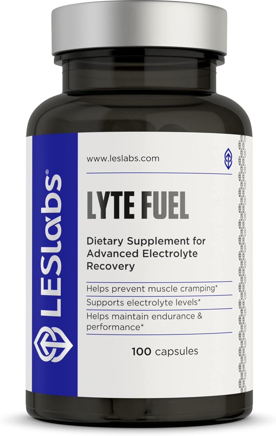 LES Labs Lyte Fuel – Electrolyte Replacement, Endurance, Performance, Muscle Cramping & Keto Support – Magnesium, Zinc, Potassium & Chromium – Non-GMO Supplement – 100 Capsules - Image 2